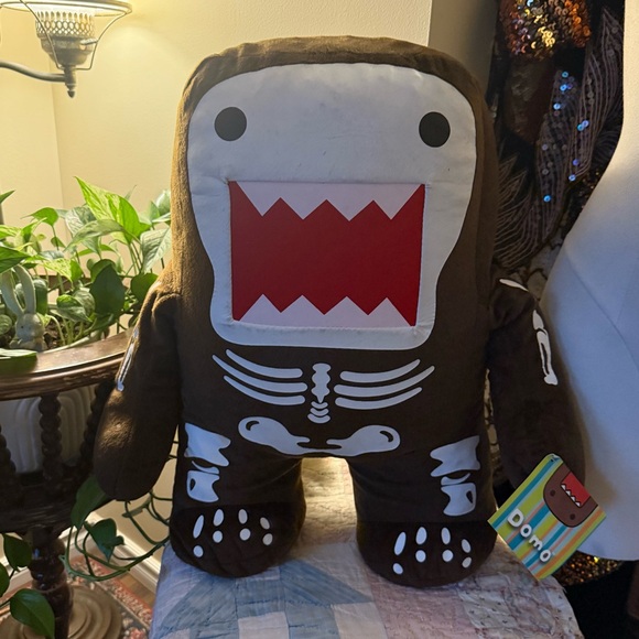 Domo Other - Domo Skeleton Plush Toy - Brown